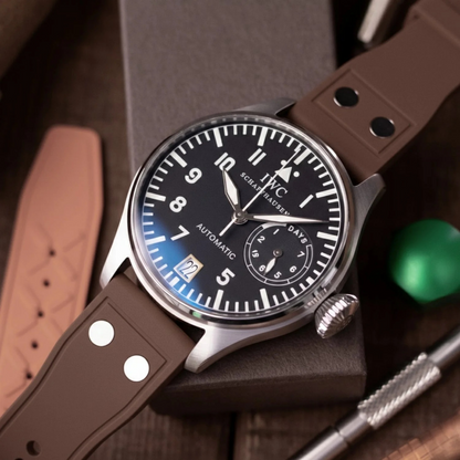 FKM Rubber Strap for IWC with Rivets