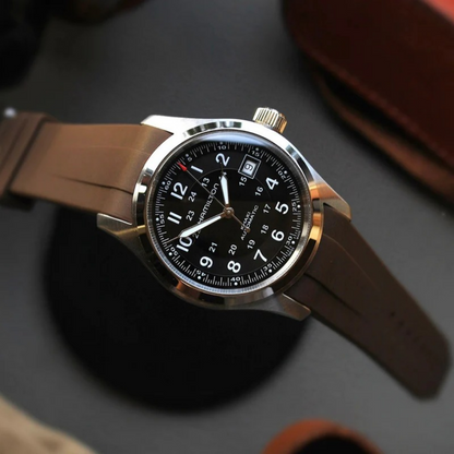 FKM Rubber Strap for Hamilton Khaki Field
