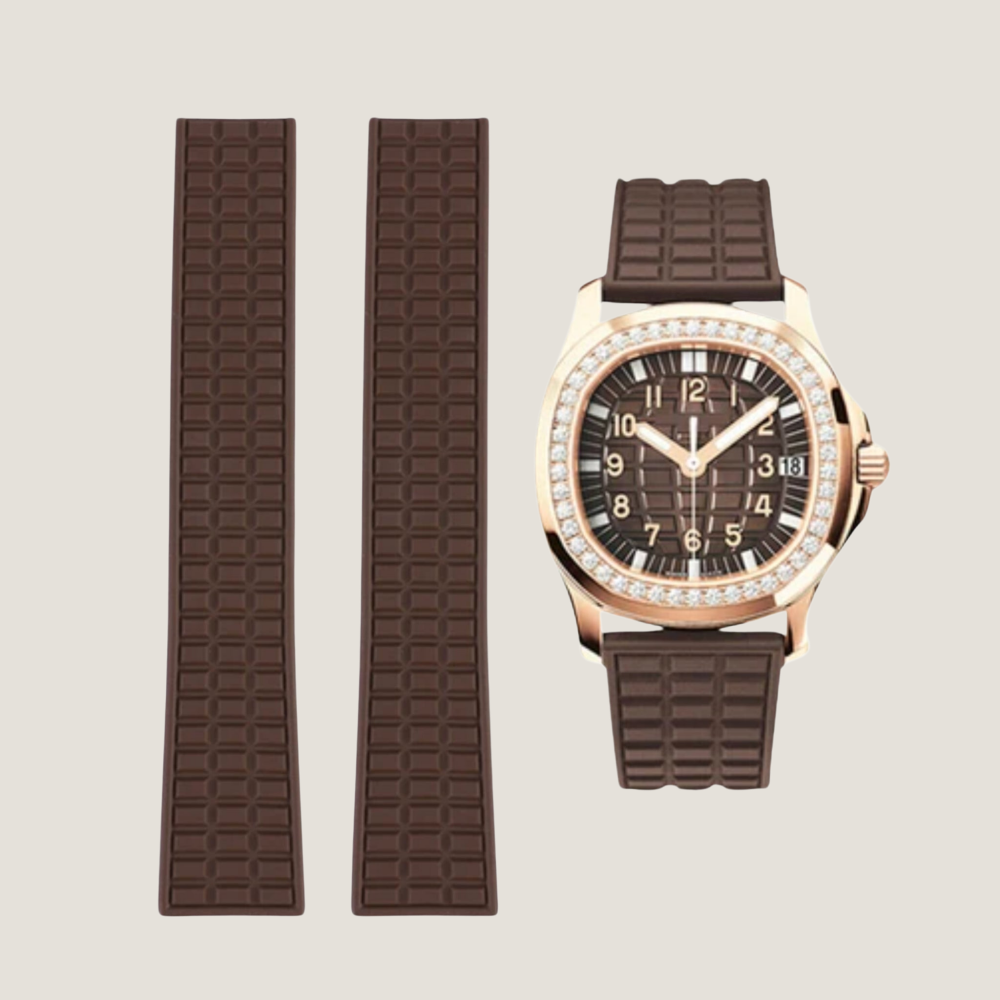 FKM Rubber Strap for Patek Philippe Aquanaut Straight End