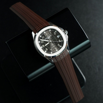 FKM Rubber Strap for Patek Philippe Aquanaut Curved End