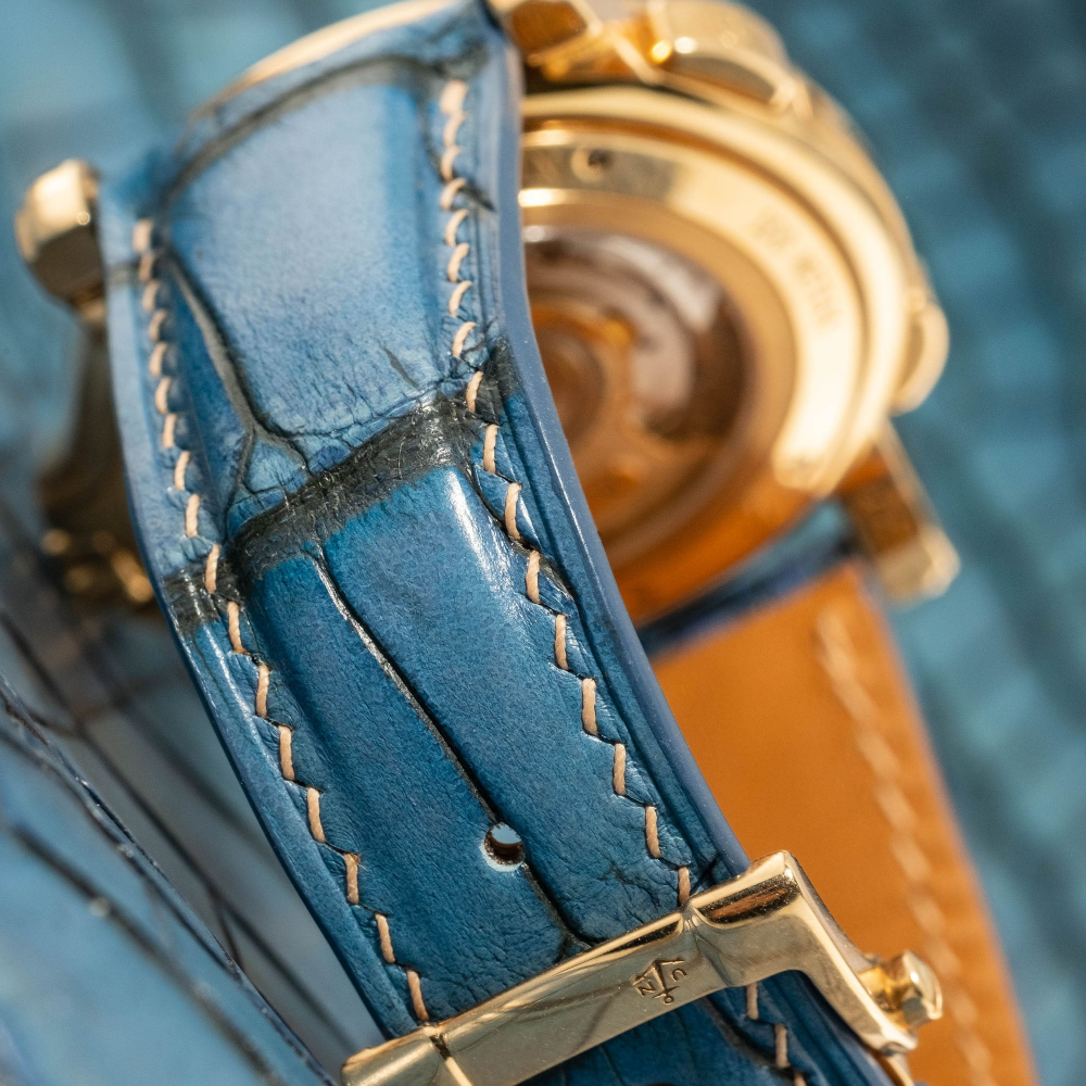 Alligator Leather Strap for Ulysse Nardin