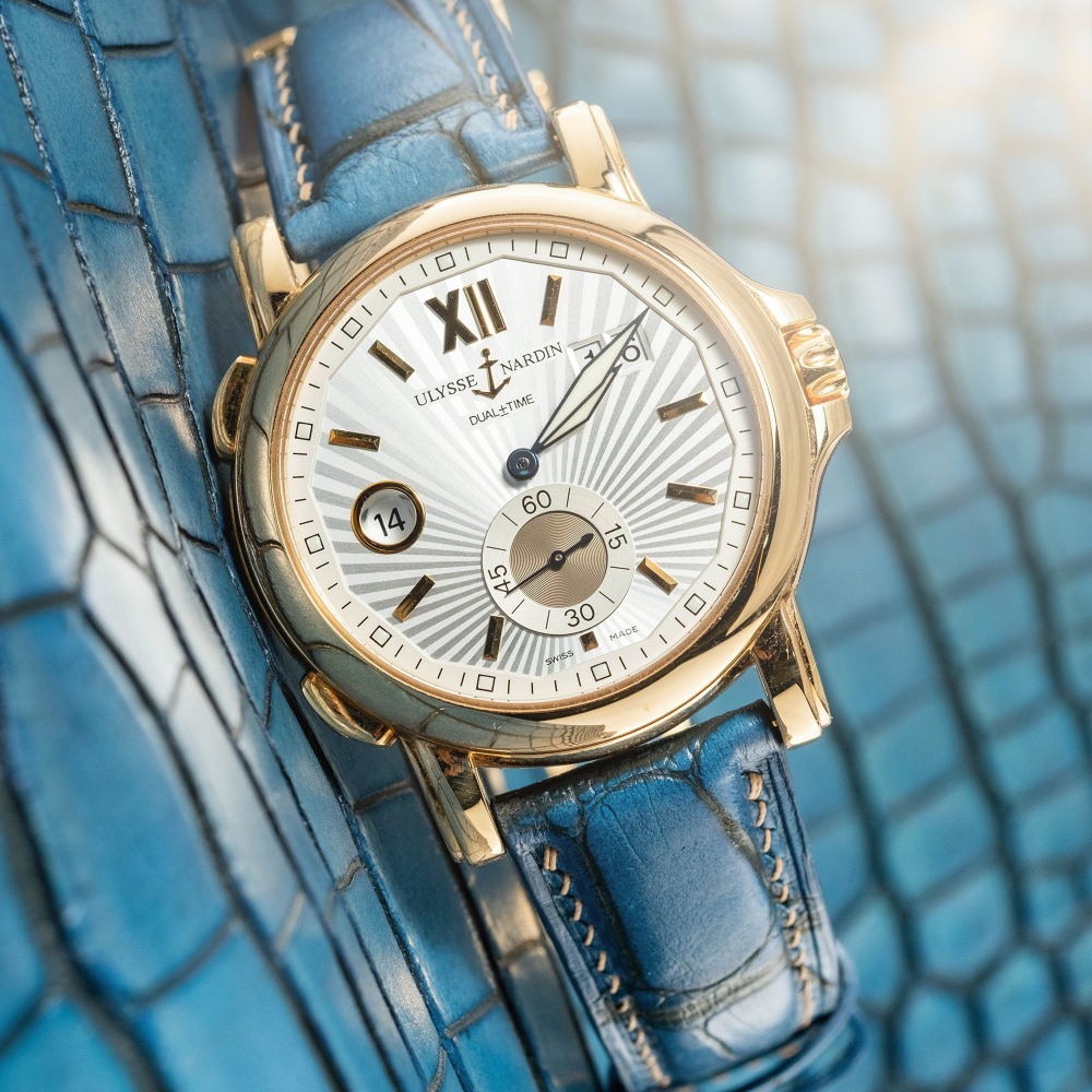 Alligator Leather Strap for Ulysse Nardin