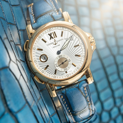 Alligator Leather Strap for Ulysse Nardin