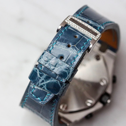 Alligator Leather Strap for AP Royal Oak Offshore 42mm