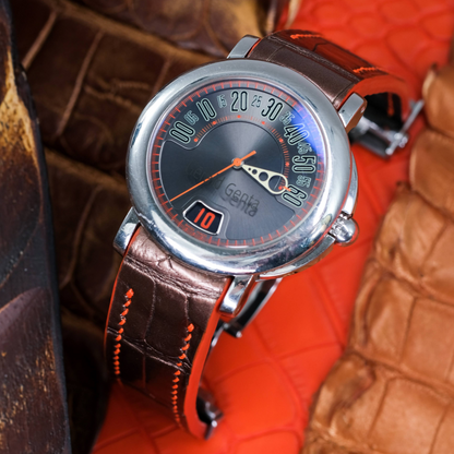 Alligator Leather Strap for Gerald Genta