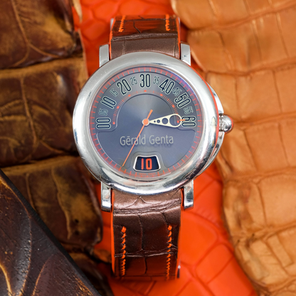 Alligator Leather Strap for Gerald Genta