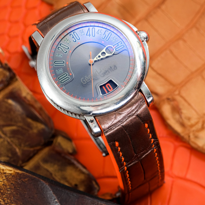 Alligator Leather Strap for Gerald Genta