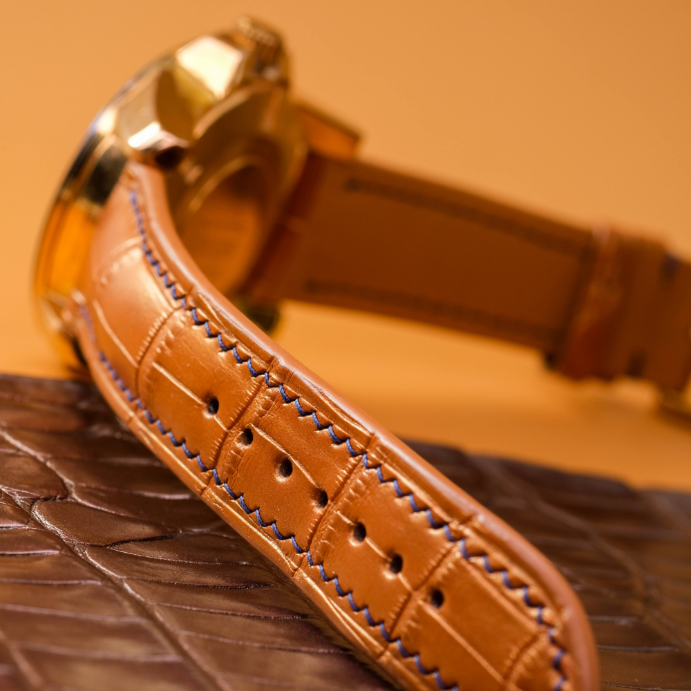Alligator Leather Strap for Seiko