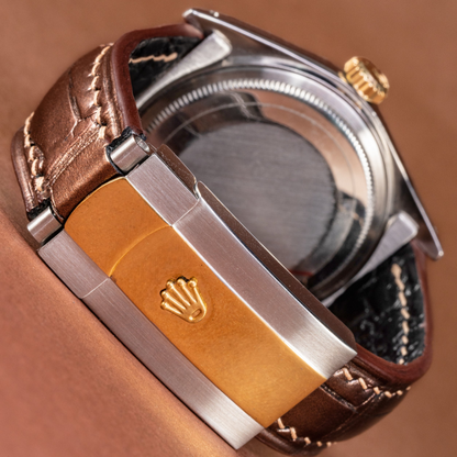 Alligator Leather Strap for Rolex Datejust