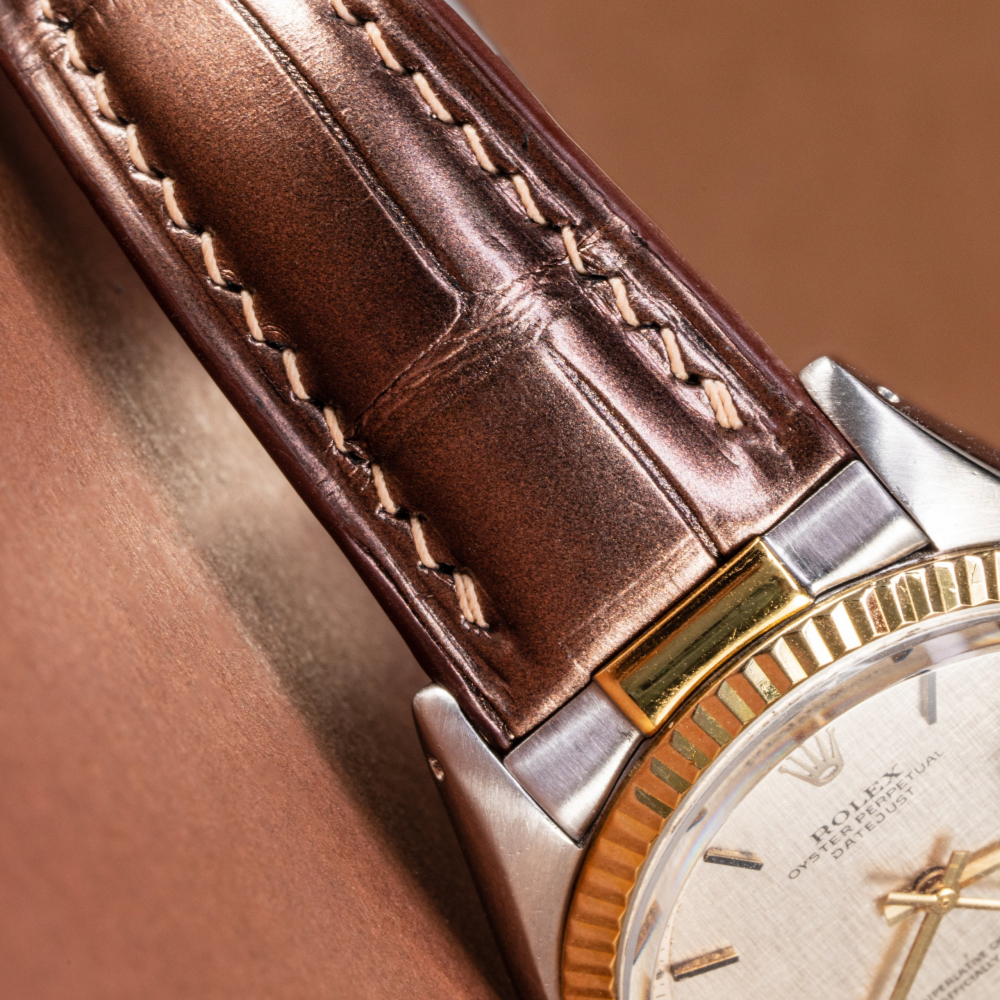 Alligator Leather Strap for Rolex Datejust