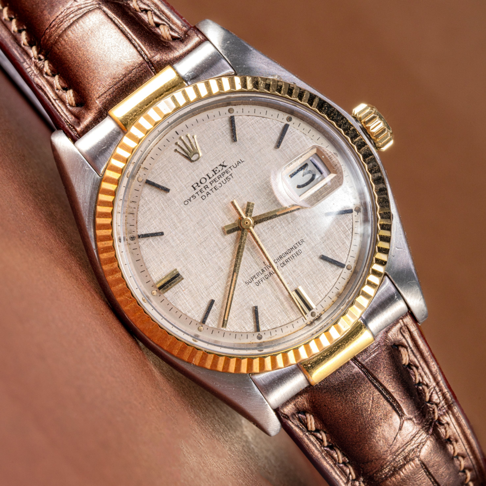 Alligator Leather Strap for Rolex Datejust