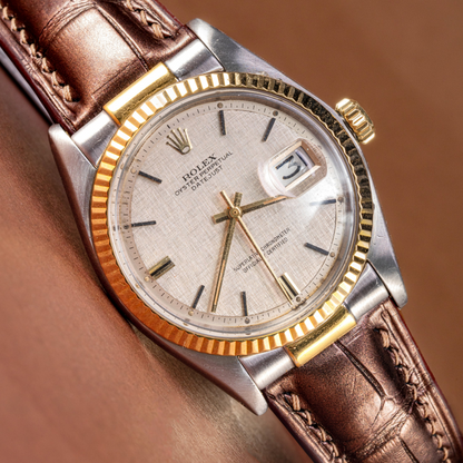 Alligator Leather Strap for Rolex Datejust