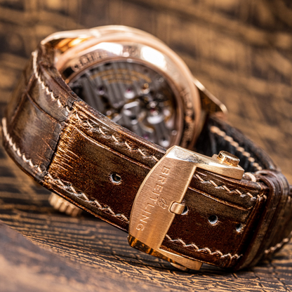 Alligator Leather Strap for Breitling