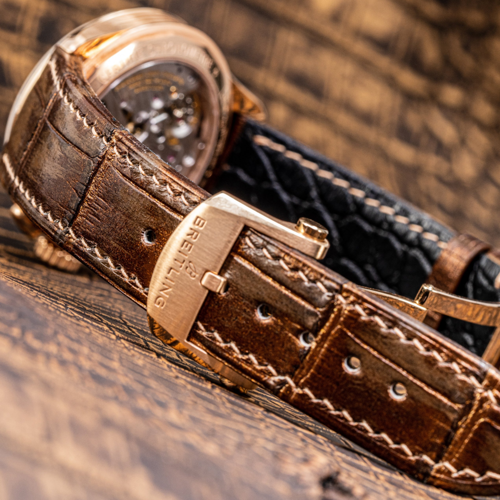 Alligator Leather Strap for Breitling