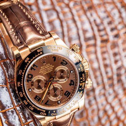 Rolex Daytona Alligator Leather Strap – Deployant Clasp Compatible