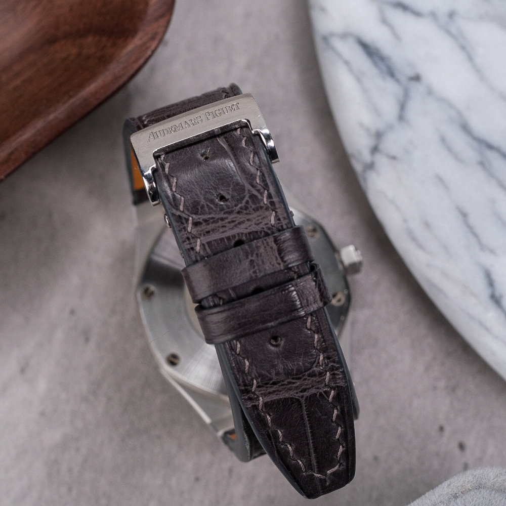 Alligator Leather Strap for AP Women's Watches