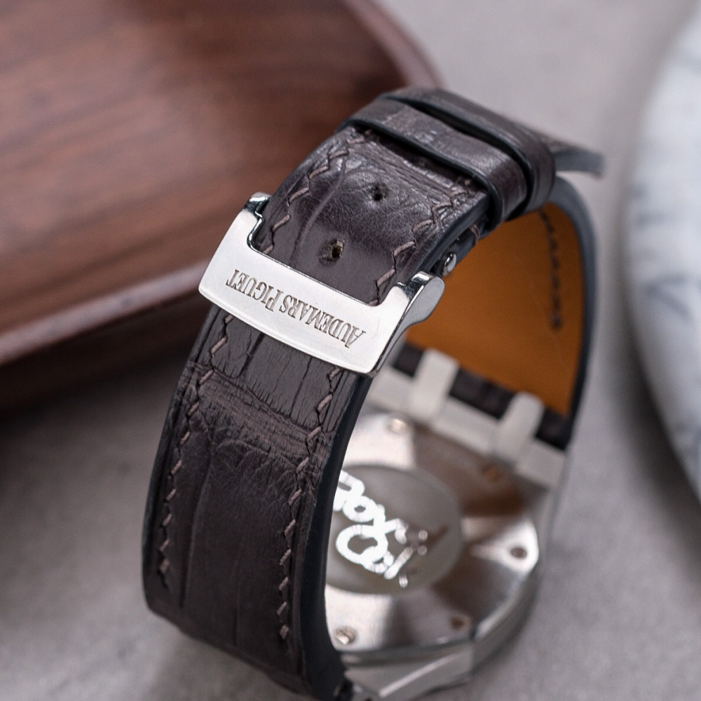 Alligator Leather Strap for AP Women's Watches