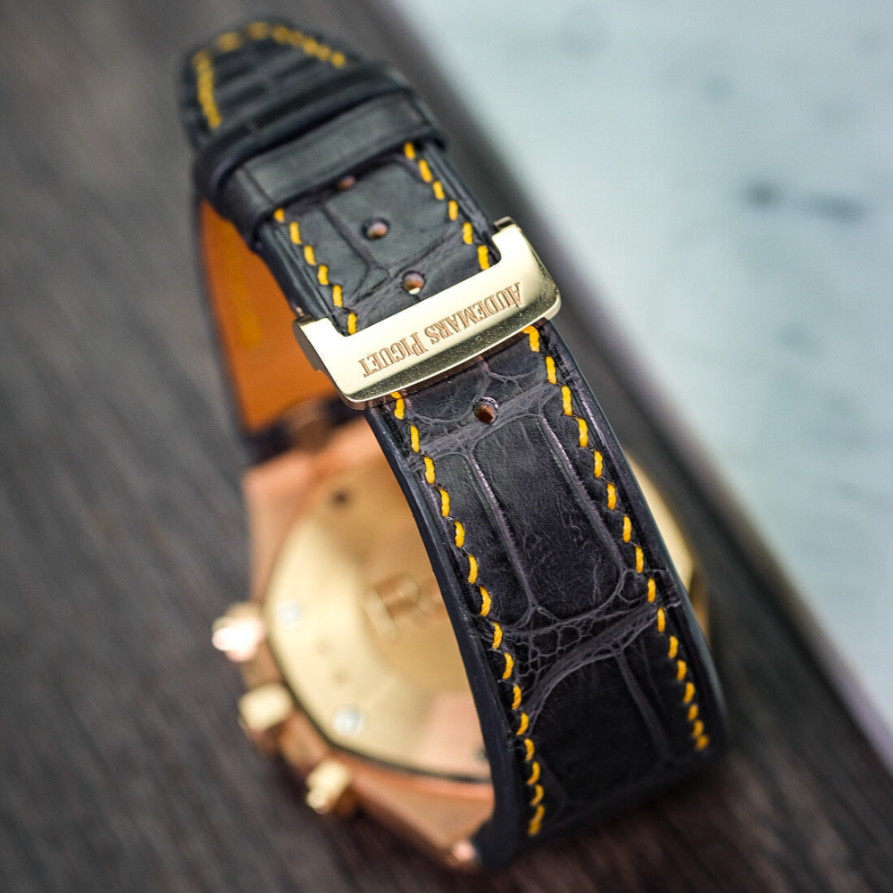 Alligator Leather Strap for Audemars Piguet Royal Oak 41mm