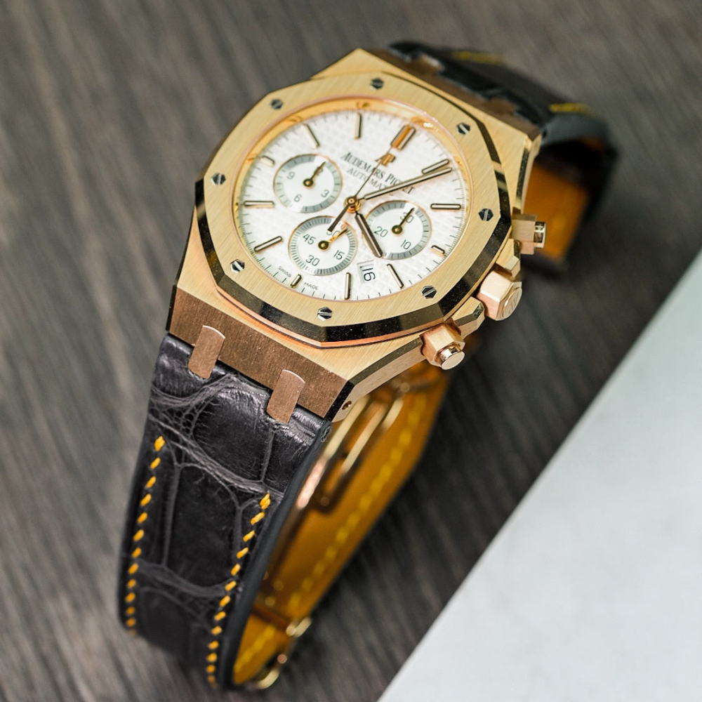 Alligator Leather Strap for Audemars Piguet Royal Oak 41mm