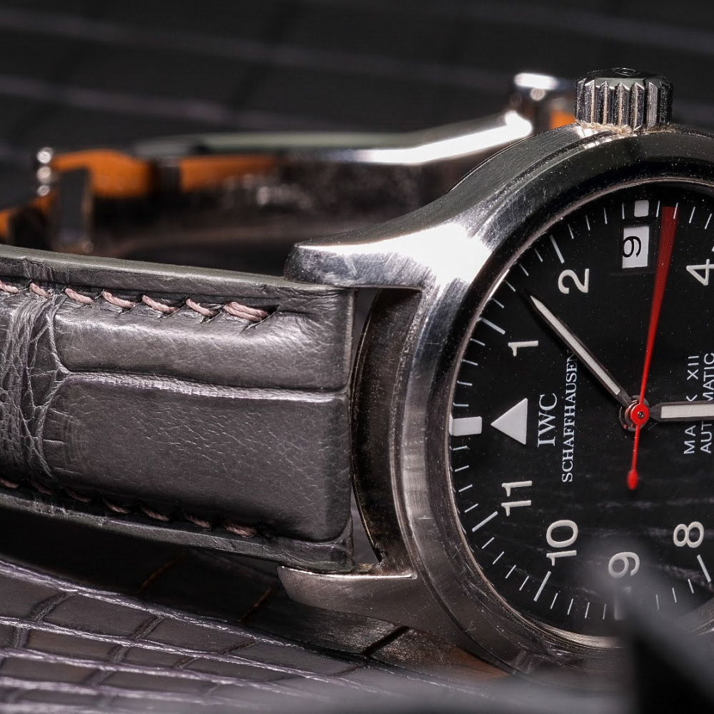 Alligator Leather Strap for IWC Pilot