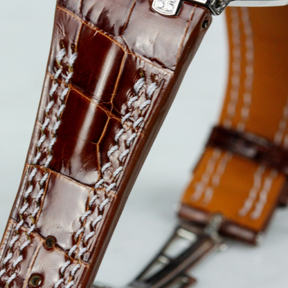 Alligator Leather Strap for AP Royal Oak Offshore 42mm