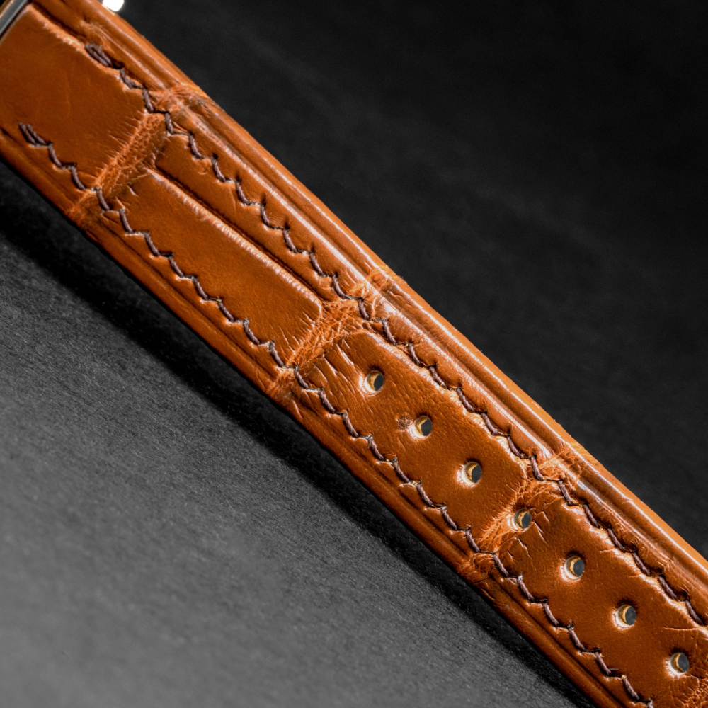 Alligator Leather Strap for Cartier Santos Dumont