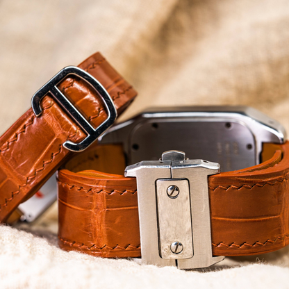 Alligator Leather Strap for Cartier Tank