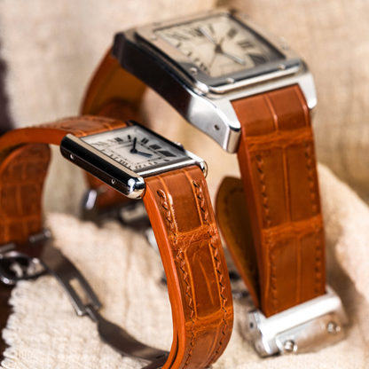 Alligator Leather Strap for Cartier Tank