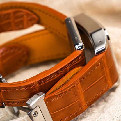Alligator Leather Strap for Cartier Tank