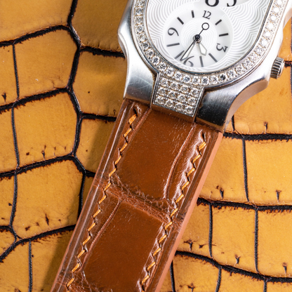 Alligator Leather Strap for Philip Stein