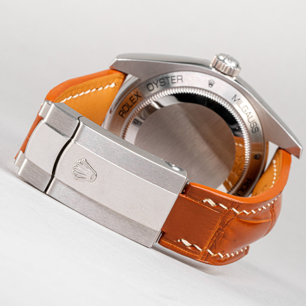 Rolex Milgauss Leather Replacement Strap | Alligator Fit – Epoch