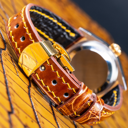 Alligator Leather Strap for Rolex Datejust