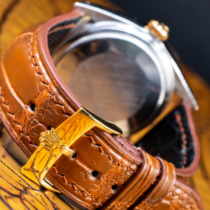 Alligator Leather Strap for Rolex Datejust