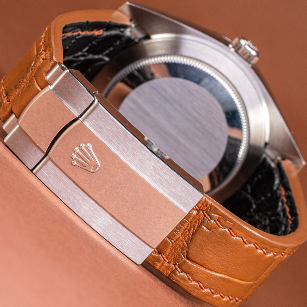 Alligator Leather Strap for Rolex Datejust