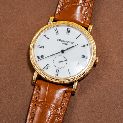 Alligator Leather Strap for Patek Philippe Calatrava
