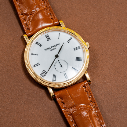 Alligator Leather Strap for Patek Philippe Calatrava