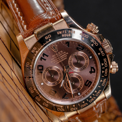 Rolex Daytona Alligator Leather Strap – Deployant Clasp Compatible