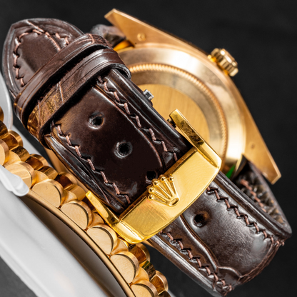 Rolex Day-Date Alligator Leather Strap – Handmade Custom Fit