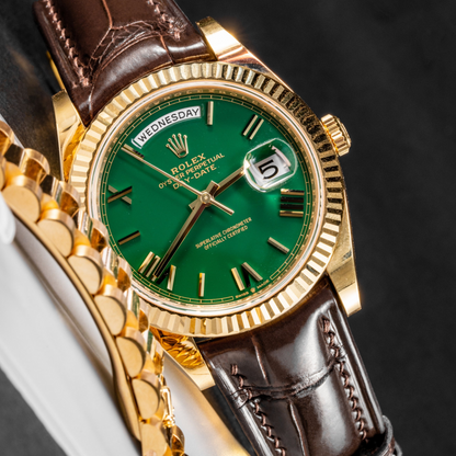 Rolex Day-Date Alligator Leather Strap – Handmade Custom Fit