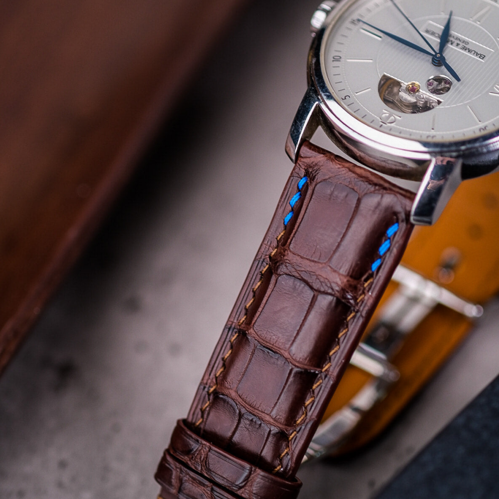 Alligator Leather Strap for Baume & Mercier