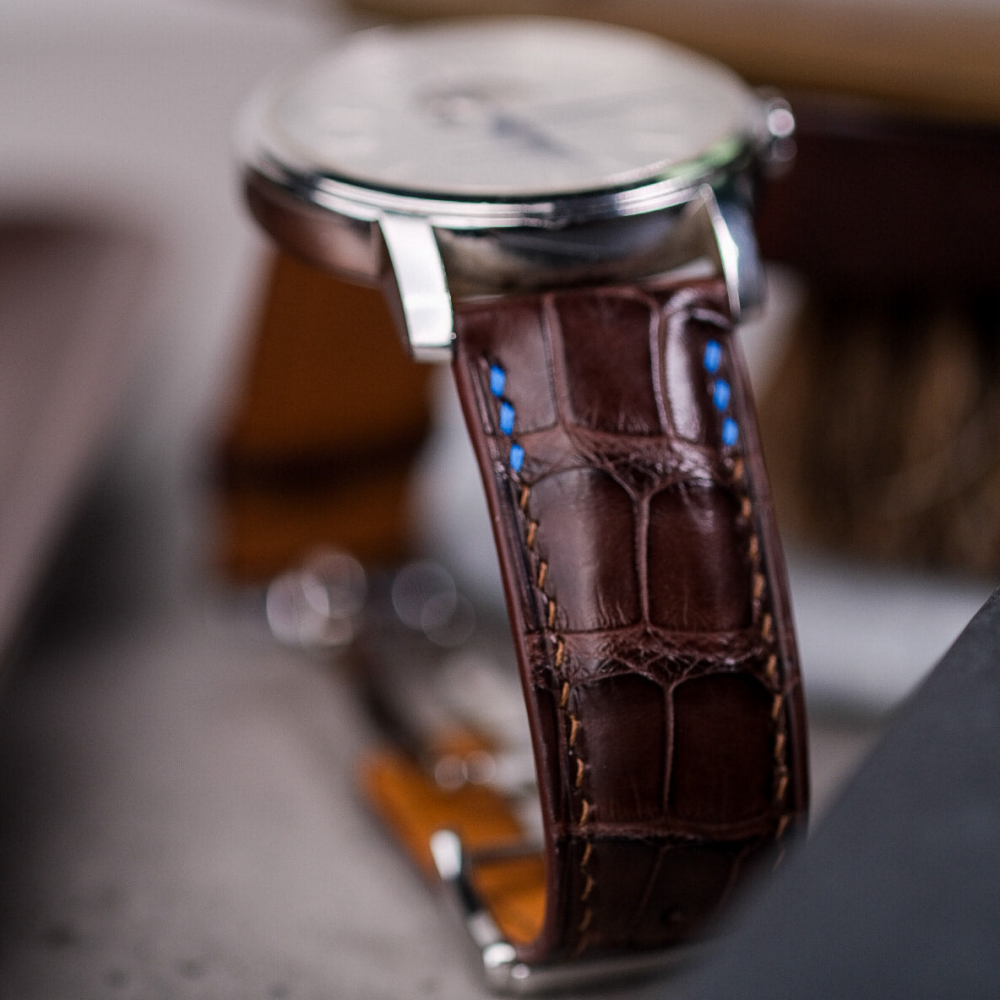 Alligator Leather Strap for Baume & Mercier