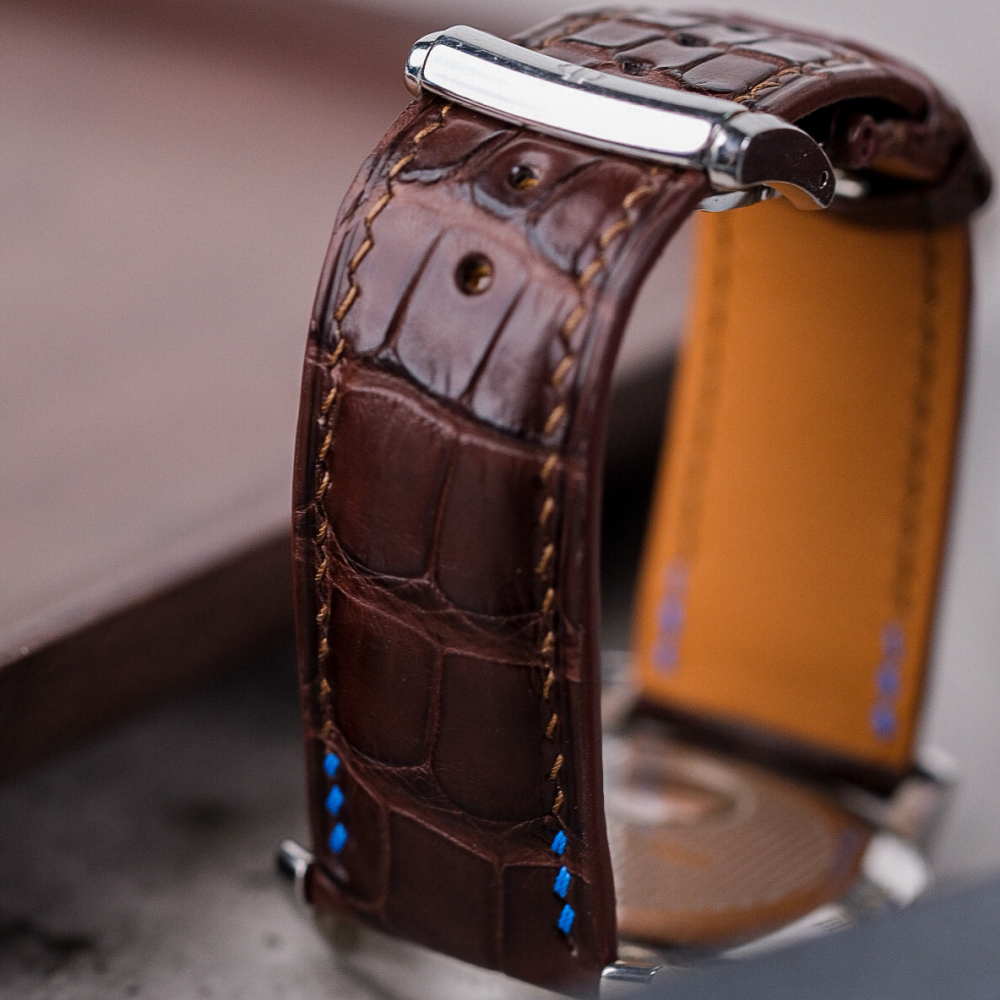 Alligator Leather Strap for Baume & Mercier