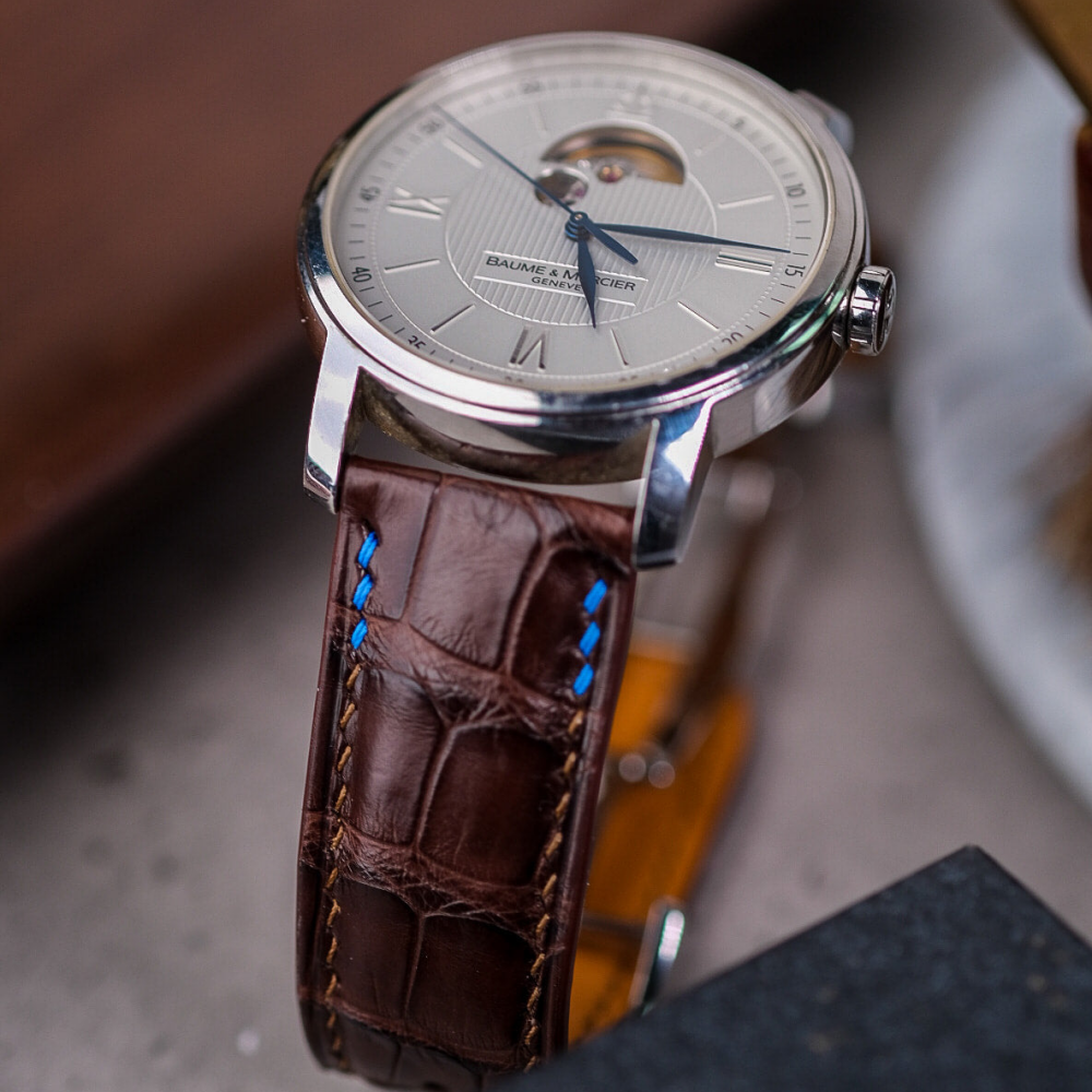Alligator Leather Strap for Baume & Mercier