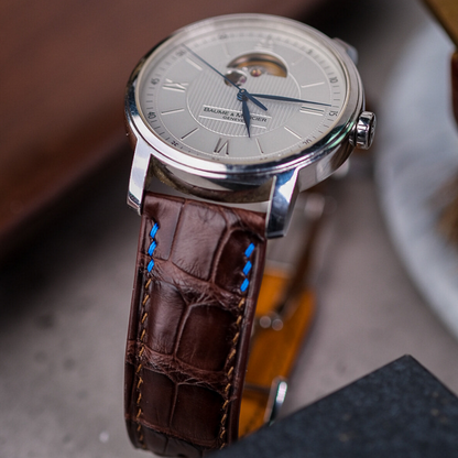 Alligator Leather Strap for Baume & Mercier