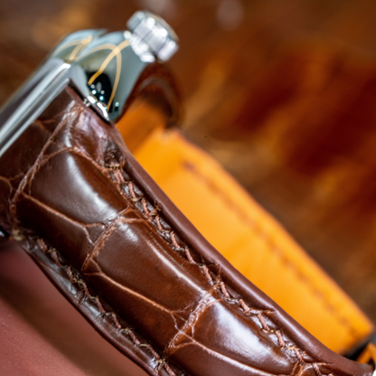 Alligator Leather Strap for Franck Muller Conquistador