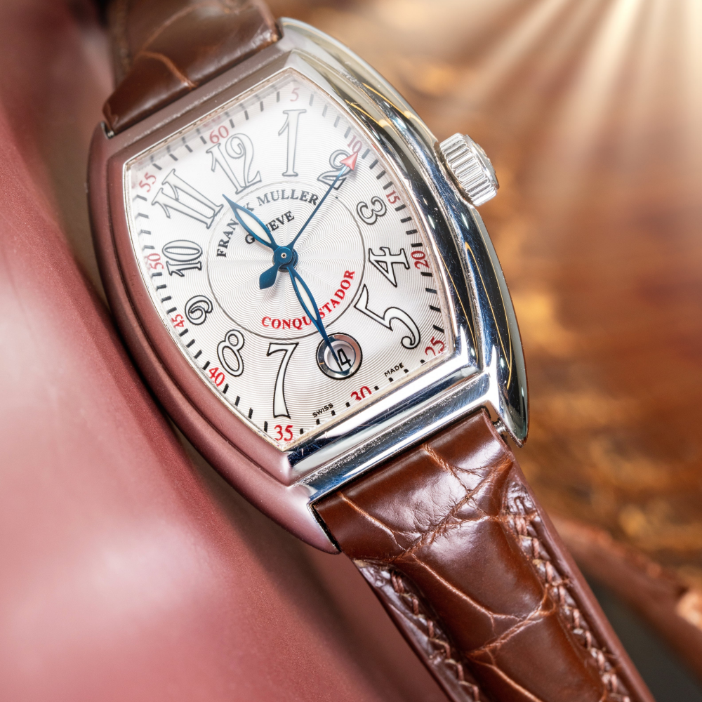 Alligator Leather Strap for Franck Muller Conquistador