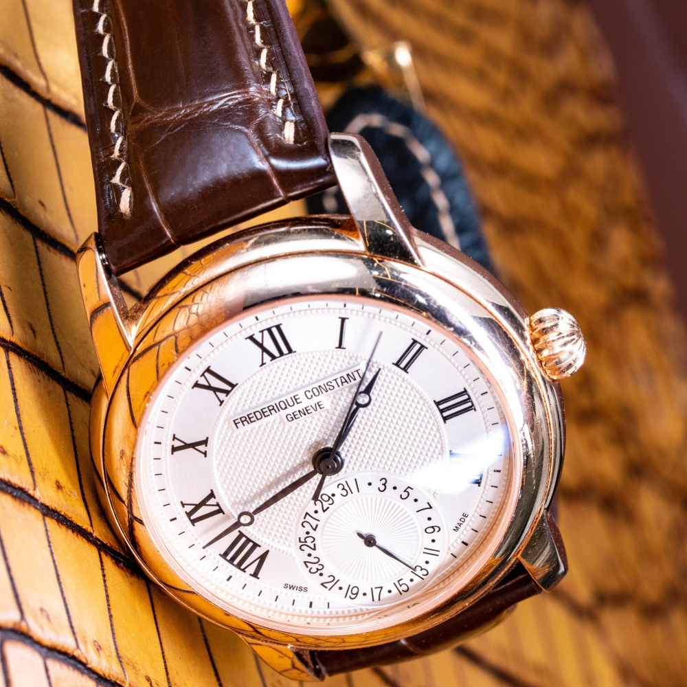 Alligator Leather Strap for Frederique Constant