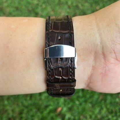 Alligator Leather Strap for Gerald Genta