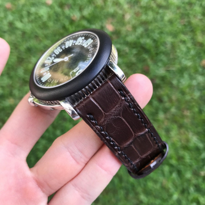 Alligator Leather Strap for Gerald Genta