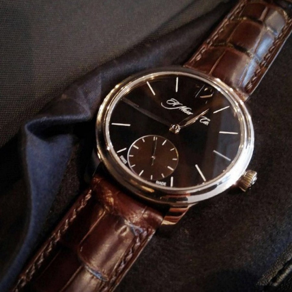 Alligator Leather Strap for H. Moser & Cie